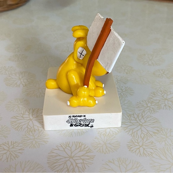 Vintage 1989 Grimmy “ Beware of dog “ figurine Mother Goose & Grim - Picture 4 of 6
